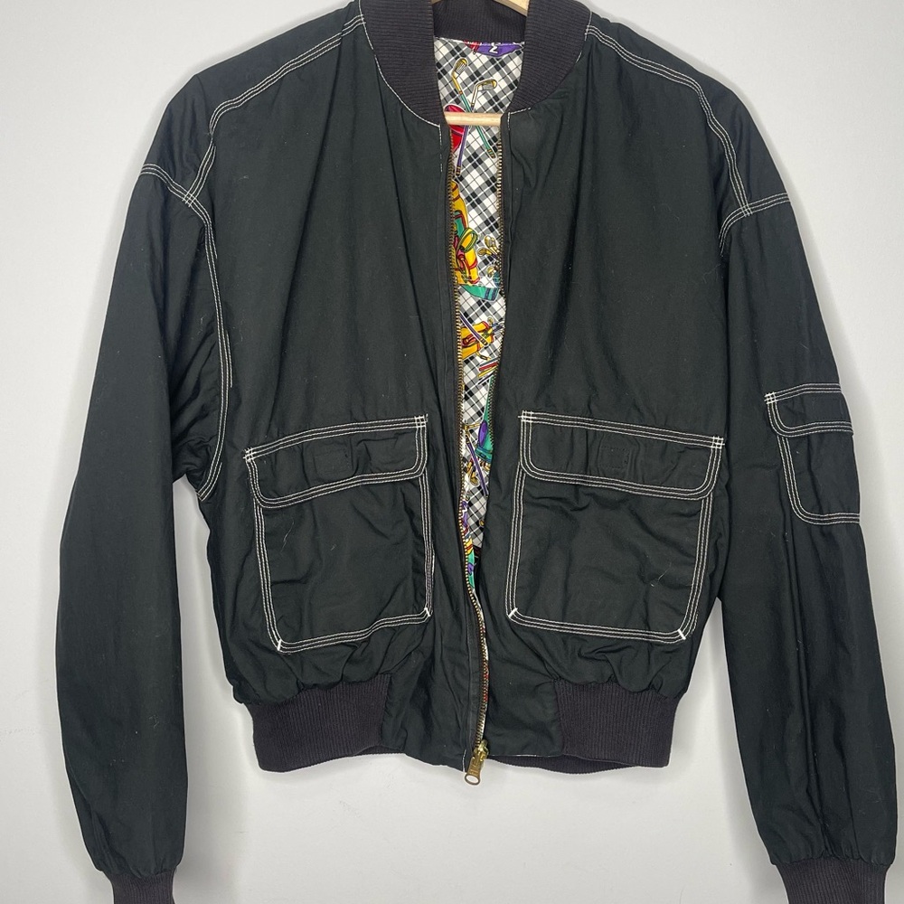 Women’s vintage Liz Claiborne‎ reversible bomber jacket coat